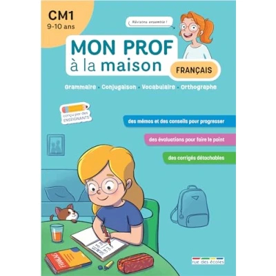 Abbildung von Mon prof à la maison Français CM1: Grammaire Conjugaison Vocabulaire Orthographe