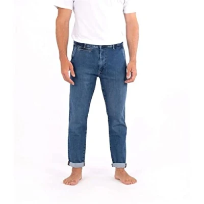 Abbildung von Hurley Herren M Oceancare Denim Hose mit Gummizug Freizeithose, Schwarz, 46
