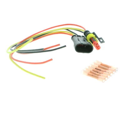 Abbildung von VEMO V99 83 0010 Reparatursatz, Kabelsatz Motorraum mit Schrumpfverbinder Stecker EXPERT KITS + VOLKSWAGEN: Golf 4 Schrägheck, 5 Schrägheck