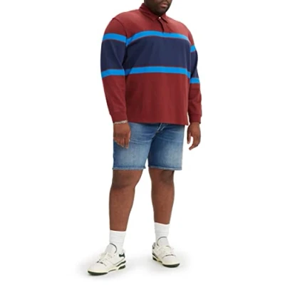 Abbildung von Levi&#039;s Plus 501 Hemmed Shorts Jeans Shorts, Herren, Größe: 50, Dark indigo worn in