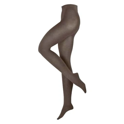 Abbildung von ESPRIT Damen Plain W TI Baumwolle Wolle einfarbig 1 Stück Strumpfhose, Braun (Chocolate 5004) neu umweltfreundlich, 42 44