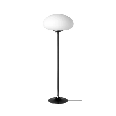 Abbildung von GUBI Stemlite Stehleuchte, schwarz chrom, 110 cm