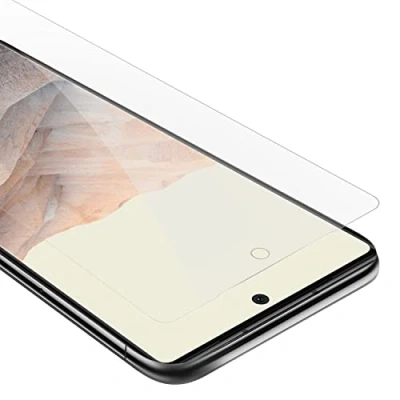 Abbildung von Cadorabo Panzer Schutz Glas für Google PIXEL 6 PRO Schutzfolie in Ultra Klar Hüllen freundlich Gehärtetes (Tempered) Dipslayschutz Folie 9H Härte Anti Kratzer