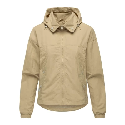 Abbildung von Ragwear ÜBERGANGS Cerys Regenjacke / wasserabweisende Jacke, Damen, Größe: XS, Sand