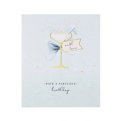 Abbildung von UK Greetings Geburtstagskarte für Sie/Freund elegantes Cocktail Design