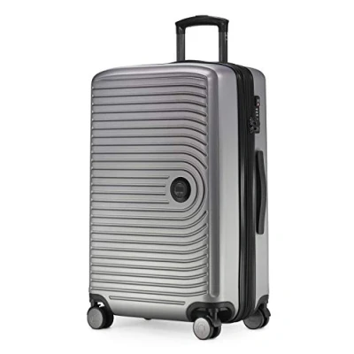 Abbildung von HAUPTSTADTKOFFER Mitte Mittelgroßer Hartschalenkoffer, TSA, 4 Rollen, Check In Gepäck mit 8 cm Volumenerweiterung, 68 cm, 88 L, Silbermatt