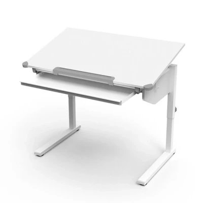 Abbildung von Vicco Schreibtisch Arc, Weiß, 108 x 68 cm höhenverstellbar