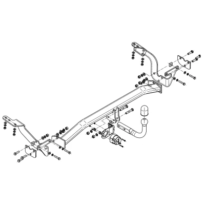 Abbildung von STEINHOF C 041 Anhängevorrichtung CITROËN: C4 I Grand Picasso, Picasso 1