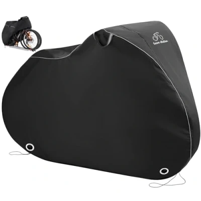 Abbildung von Team Obsidian Abdeckboden Fahrradabdeckung für 2 Fahrräder Wasserdicht &amp; Strapazierfähig
