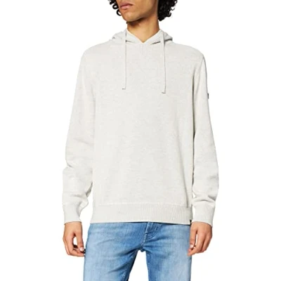 Abbildung von camel active Herren 4095186k48 Kapuzenpullover, Stone Grey, XXL
