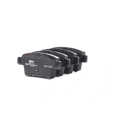Abbildung von VALEO 302214 Bremsbelagsatz Hinterachse exkl. Verschleißwarnkontakt ohne Sicherungsschraubensatz, mit Anti Quietsch Blech CITROËN: C4 Picasso 1