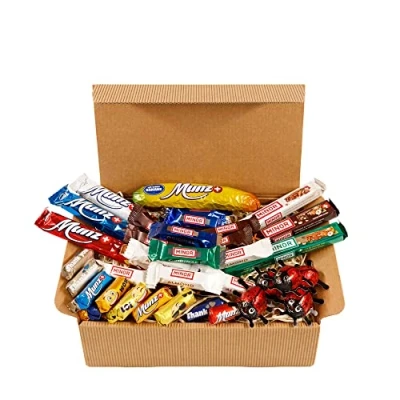 Abbildung von GUSTONE. Premium Geschenkset echte hochwertige Schweizer Schokoladen von Munz &amp; Minor in präsentfertiger Geschenk Box (Set X1)