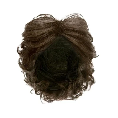 Abbildung von MIVAIUN Hellbraun Perücke Kurz Lockige Herren, Gewellte Kunsthaar Perücke, Haare Layered Wave Perücken, Männer Kostüme Cosplay, Party Daily Wear Halloween HerrenPerücke (Braun)