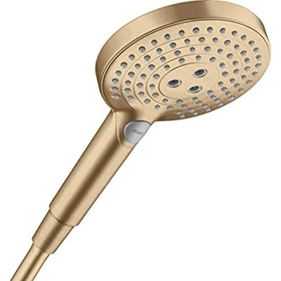 Abbildung von hansgrohe Duschkopf Raindance Select S 120 (Regendusche, 3 Strahlarten), Brushed Bronze
