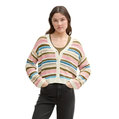 Abbildung von TOM TAILOR Denim Damen Cardigan Strickjacke