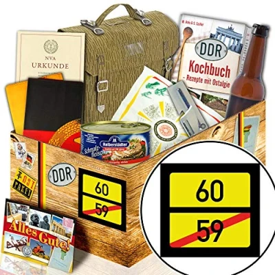 Abbildung von Ortsschild 60 ++ Geschenke zum Geburtstag Mann Ostalgie NVA
