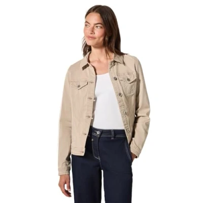 Abbildung von Cecil Jeansjacke, Damen, Größe: Large, Beige
