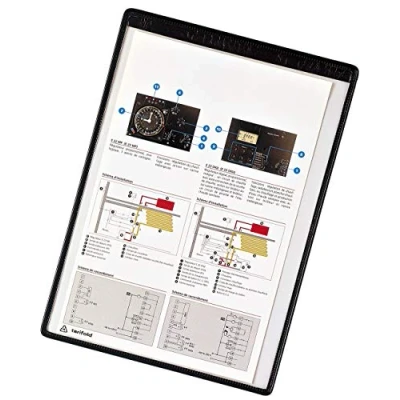 Abbildung von Tarifold 194607 A4 Magnetic Framed Pocket Schwarz