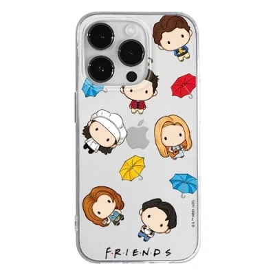 Abbildung von ERT GROUP Handyhülle für Apple iPhone 14 PRO MAX Original und offiziell Lizenziertes Friends Muster 013 optimal an die Form des Handy angepasst, teilweise transparent