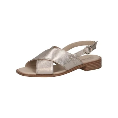 Abbildung von Caprice Riemensandalette, Damen, Größe: 39, Taupe metallic Schuhe