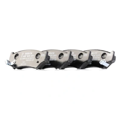 Abbildung von BOSCH 0 986 424 251 Bremsbelagsatz Low Metallic mit akustischer Verschleißwarnung SUZUKI: Jimny SUV, Grand Vitara 1 I SUV Cabrio