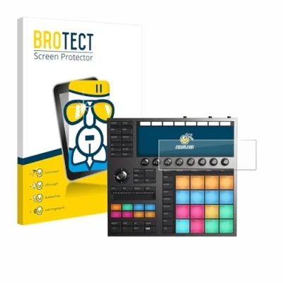 Abbildung von BROTECT Schutzglas für Native Instruments Maschine + Schutzfolie Panzer Folie Glas [Extrem Kratzfest 9H, Anti Fingerprint, Ultra Transparent]