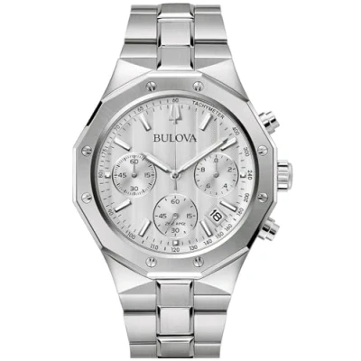 Abbildung von Bulova Chronograph 96B408, Armbanduhr, Quarzuhr, Herrenuhr, Edelstahlarmband, Saphirglas