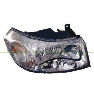 Abbildung von PRASCO FD9104823 Scheinwerfer rechts H4 schwarz ohne Stellmotor für LWR FORD: Transit Mk5 Kastenwagen, Bus