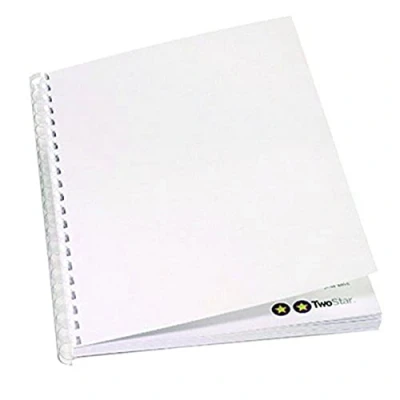 Abbildung von GBC Einbanddeckel (DIN A4, 220 g/m²) 50 x 2 Stück mattweiß