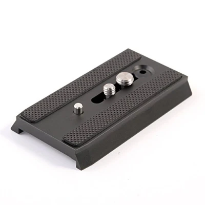 Abbildung von 501PL Schnellwechselplatte mit 0,6 cm, 0,9 cm (1/4 Zoll, 3/8 Zoll) Schraube für Manfrotto 501 503 701 HDV RC5 MH055M0 Q5