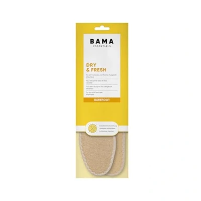 Abbildung von Bama Dry &amp; Fresh hochwertige Barfuß Einlegesohlen atmungsaktive Schuheinlagen für den Sommer antibakterielle Wirkung dank Silberionen 1 Paar (50/51EUR)