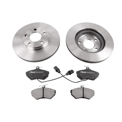 Abbildung von VAICO V10 90005 Bremsscheiben und beläge Vorderachse Belüftet EXPERT KITS + inkl. Verschleißwarnkontakt AUDI: A4 B6 Avant, B7 Avant