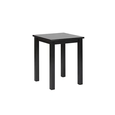 Abbildung von Inter Link Beistelltisch Holz Kleiner Tisch aus Kiefer Massivholz mit Natürlicher Maserung FSC Zertifiziert Holztisch als Couchtisch, Sofatisch, Wohnzimmertisch 45 x 55 cm Schwarz
