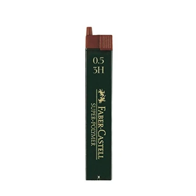 Abbildung von Faber Castell Feinmine Super Polymer 0,5 mm 3H schwarz