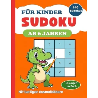 Abbildung von Sudoku für Kinder ab 6 Jahren: Mit lustigen Ausmalbildern