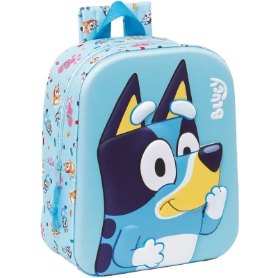 Abbildung von safta Blue 3D Kinderrucksack, anpassbar an den Wagen, einfache Reinigung, ideal für Kinder verschiedener Altersgruppen, bequem und vielseitig, Qualität Widerstandsfähigkeit, 22 x 10 27 cm