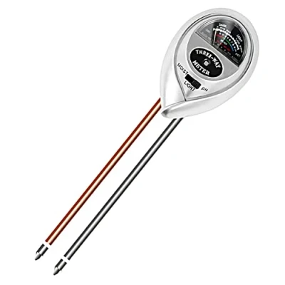 Abbildung von Bolwins Bodenfeuchtesensor L43C Boden Tester Kit Messgerät Pflanze Blumen PH Feuchtigkeit 3in1
