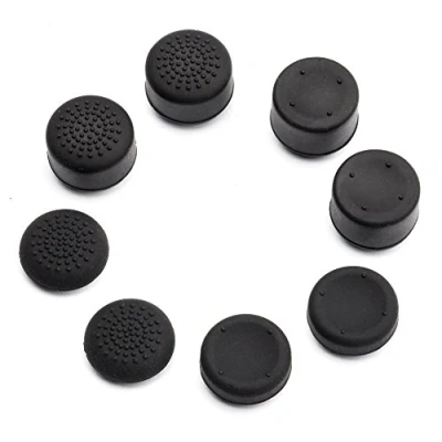 Abbildung von 8 Stück Pcs Analog Controller Gamepad erhöhte Antislip Daumen Stick Griff Thumbsticks Joystick Kappe für Nintendo Switch Pro Schwarz