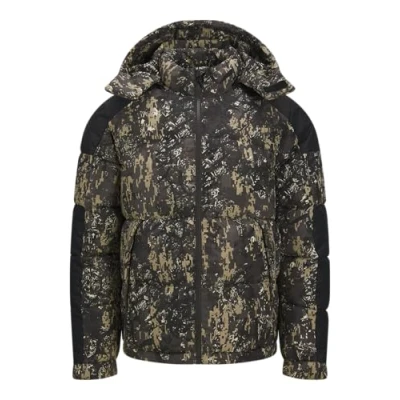 Abbildung von JACK&amp;JONES Herren Jcoaero Puffer Sn Pufferjacke, Asphalt/Detail:AOP, XL