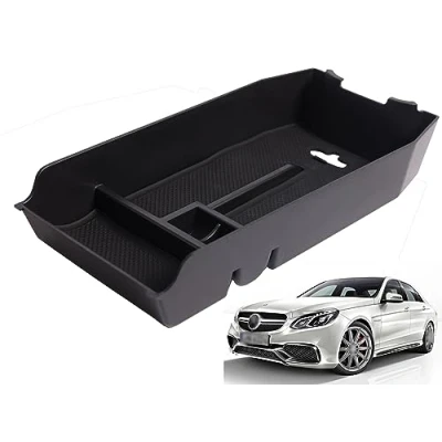 Abbildung von Aufbewahrungsbox Organizer Mittelkonsole Für Armlehne E Klasse W212 20132015