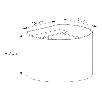 Abbildung von Lucide XIO Wandleuchte LED Dim. G9 1x3,5W 2700K Kaffee