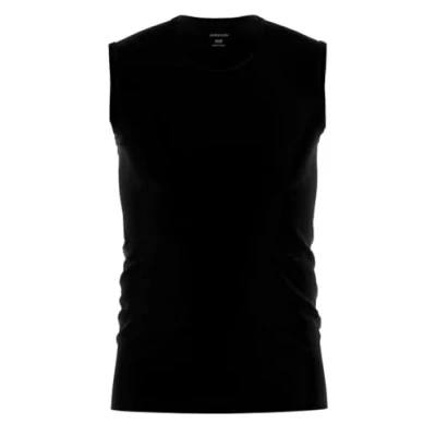 Abbildung von Ammann 3ER PACK Unterhemd/shirt, Herren, Größe: Large, Schwarz
