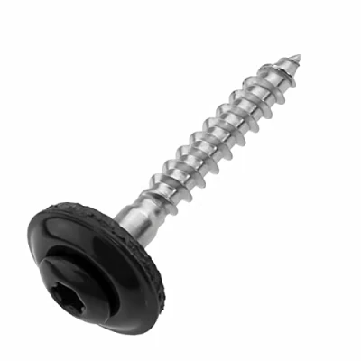 Abbildung von Spenglerschrauben Edelstahl A2 mit EPDM Dichtscheibe 15 mm 4,5 x 35 anthrazit RAL 7016 TX20, 200 Stück