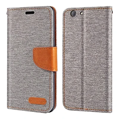 Abbildung von ZTE Blade A512 Z10 Hülle, Oxford Leder Wallet Case mit Soft TPU Back Cover Magnet Flip für