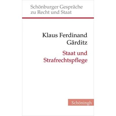 Abbildung von Staat und Strafrechtspflege. Braucht die Verfassungstheorie einen Begriff von Strafe? (Schönburger Gespräche zu Recht Staat)