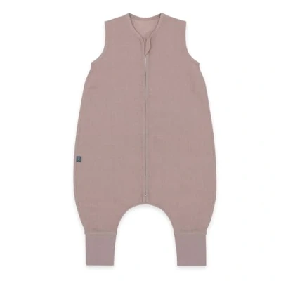 Abbildung von emma &amp; noah Baby Schlafsack mit Füßen 0.5 TOG, Leinen Beinen für den Sommer, 100% Leinen, OEKO TEX Zertifiziert, Stampelsack Neugeborene (Essential Berry, 80 cm)