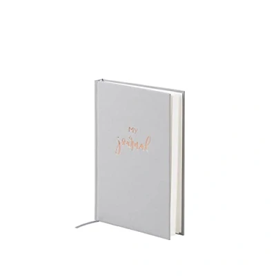 Abbildung von Rössler Papier 18831431001 My Journal Buch mit Heißfolienprägung DIN A5, 192 Seiten Punktkariert, gebunden, Pastell Stone