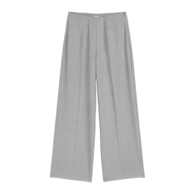 Abbildung von Marc O&#039;Polo Culotte Style Clean LOOK Stoffhose, Damen, Größe: 34, Grey granite melange