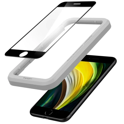 Abbildung von Apple iPhone 7 Panzerglas Spigen AlignMaster Full Cover Screenprotector Screen Protector SE (2022 / 2020) 8