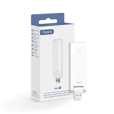 Abbildung von Aqara Hub E1(2.4 GHz Wi Fi Erforderlich), Smart Home Bridge für Alarmanlage, Heim Automatisierung, Zigbee 3.0, Unterstützt HomeKit, Alexa, Google Assistant, IFTTT